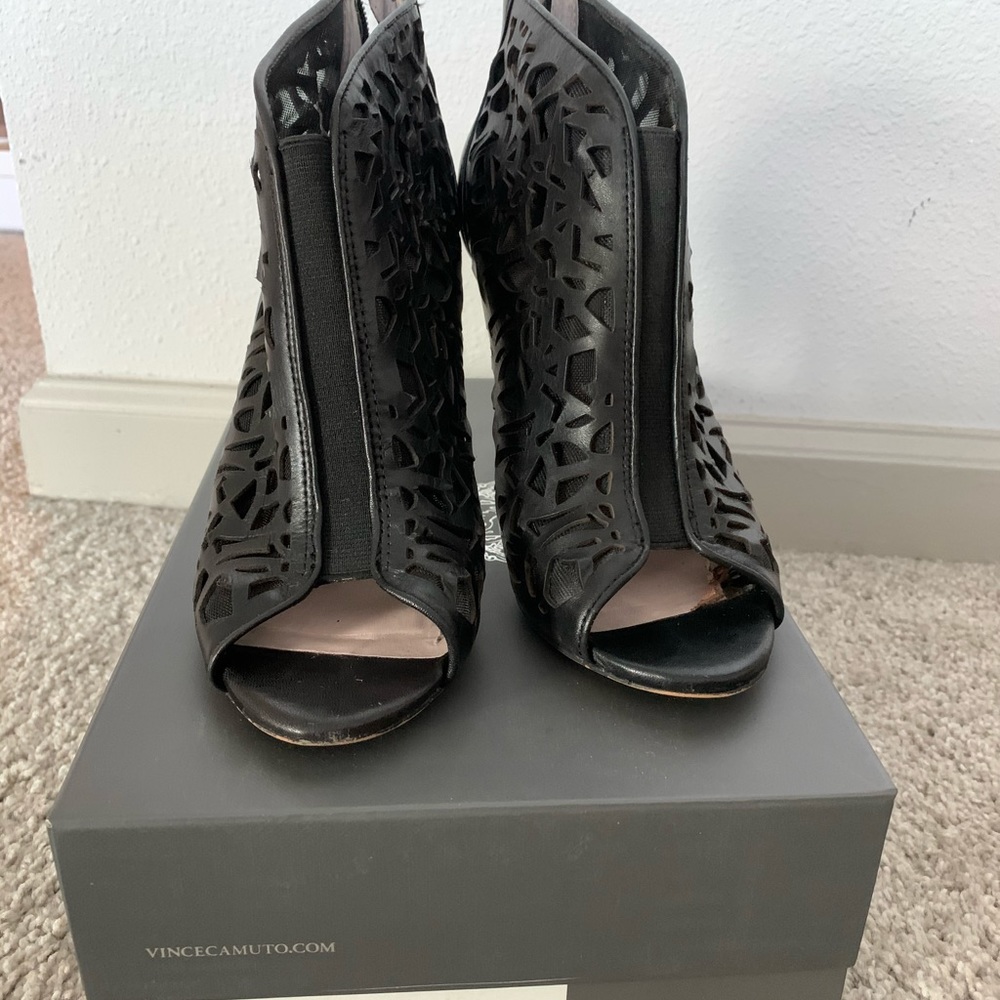 Fab black summer heels